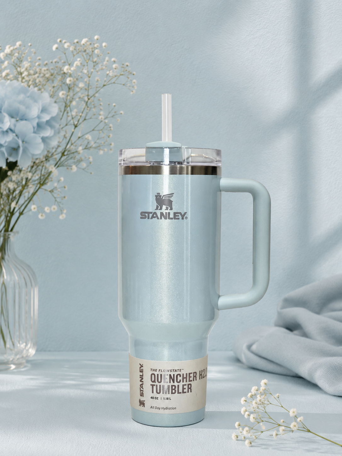 Stanley 40oz Blueberry Milk H2.O Flowstate Tumbler Target Exclusive