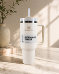Stanley 40oz Cream The Flowstate Quencher H2.0 Stainless Steel Tumbler NIB