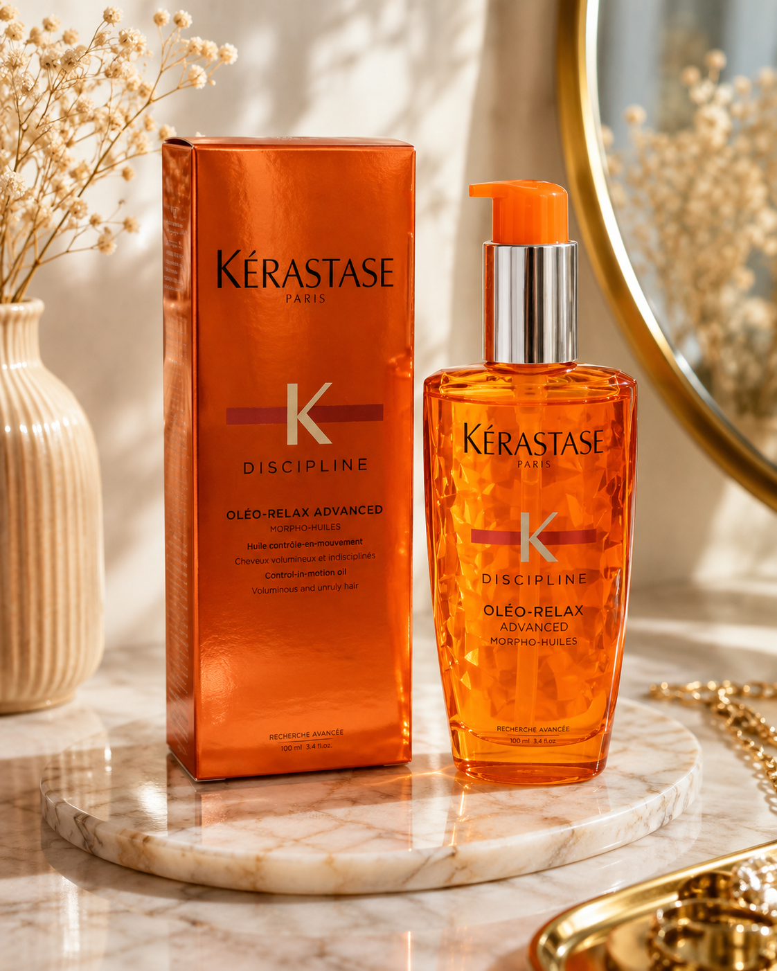 Kerastase Discipline Oleo-Relax Advanced Hair Oil 3.4 oz
