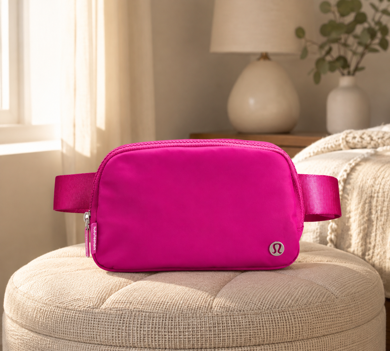 Lululemon Everywhere Belt Bag Barbie Sonic Pink Small 1L Crossbody Pink, New