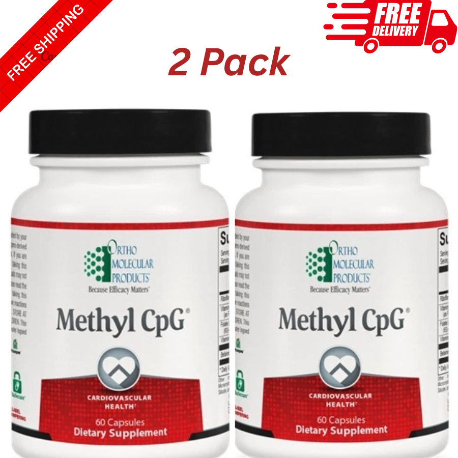 Methyl CPG Ortho Molecular Products Cardiovascular 60 Capsules 2 Pack