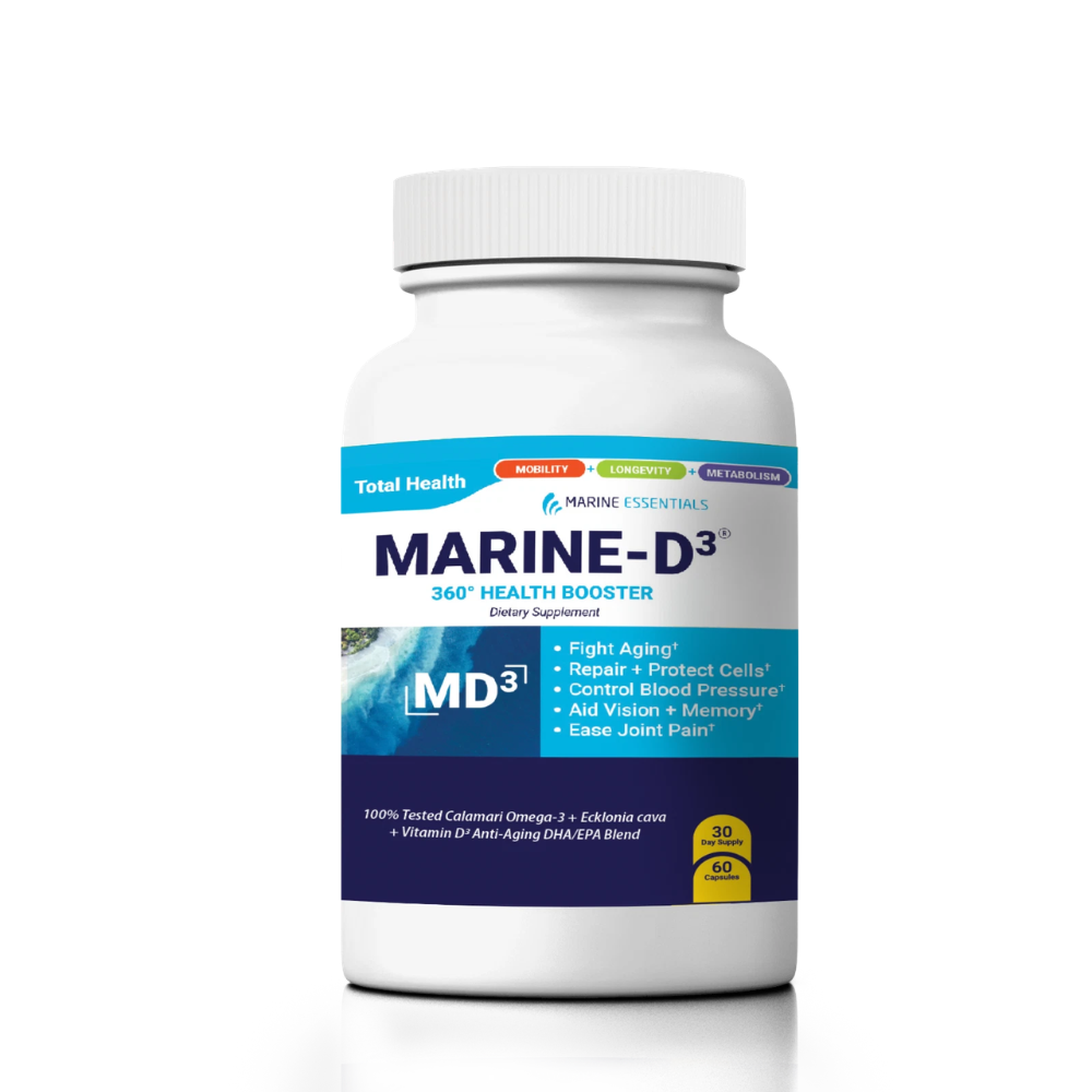 Marine Essentials | Marine-D3 | Anti-Aging | Omega-3 | 1 Bottle (60 Capsules)Marine Essentials | Marine-D3 | Anti-Aging | Omega-3 | 1 Bottle (60 Capsules)Marine Essentials | Marine-D3 | Anti-Aging | Omega-3 | 1 Bottle (60 Capsules)