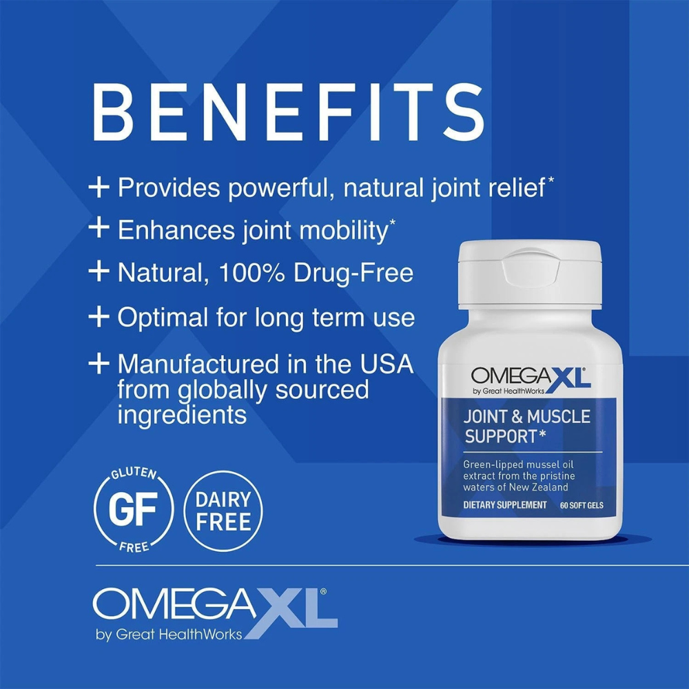 Omega XL Natural Joint & Muscle Support 120 ct Softgels