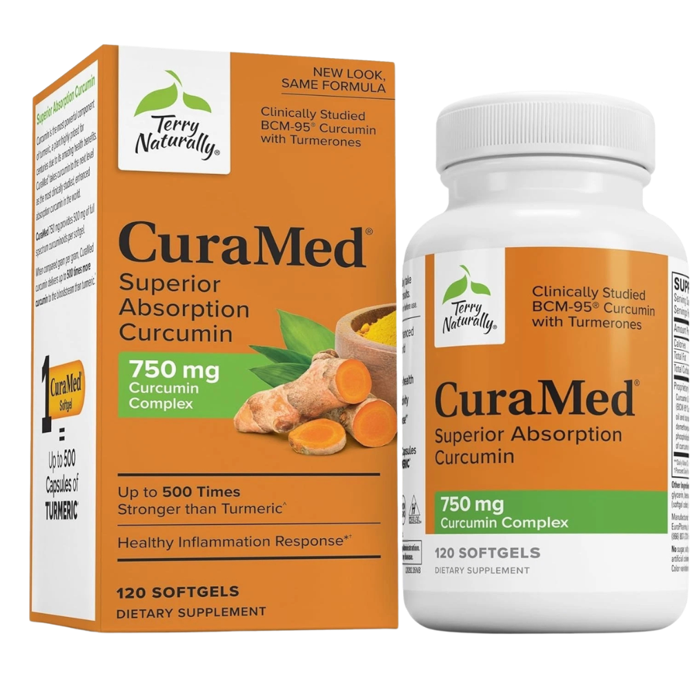 Terry Naturally CuraMed Superior Absorption Curcumin 750mg 120 Softgels