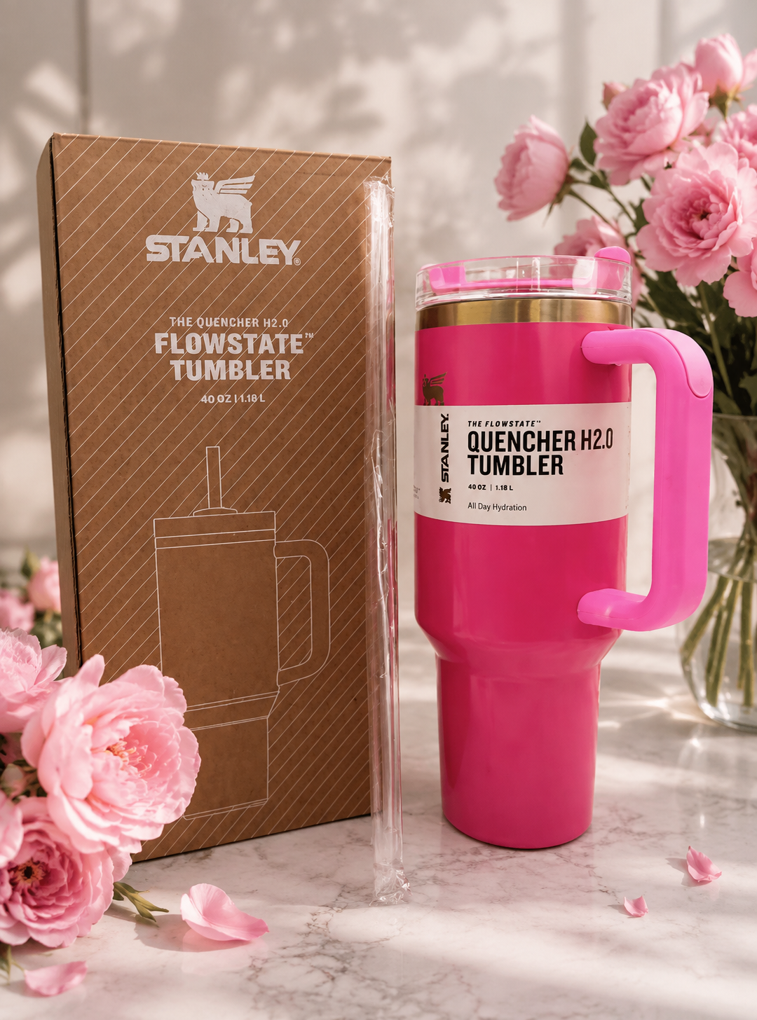 Stanley Quencher H2.0 Tumbler with Handle & Straw 40 oz