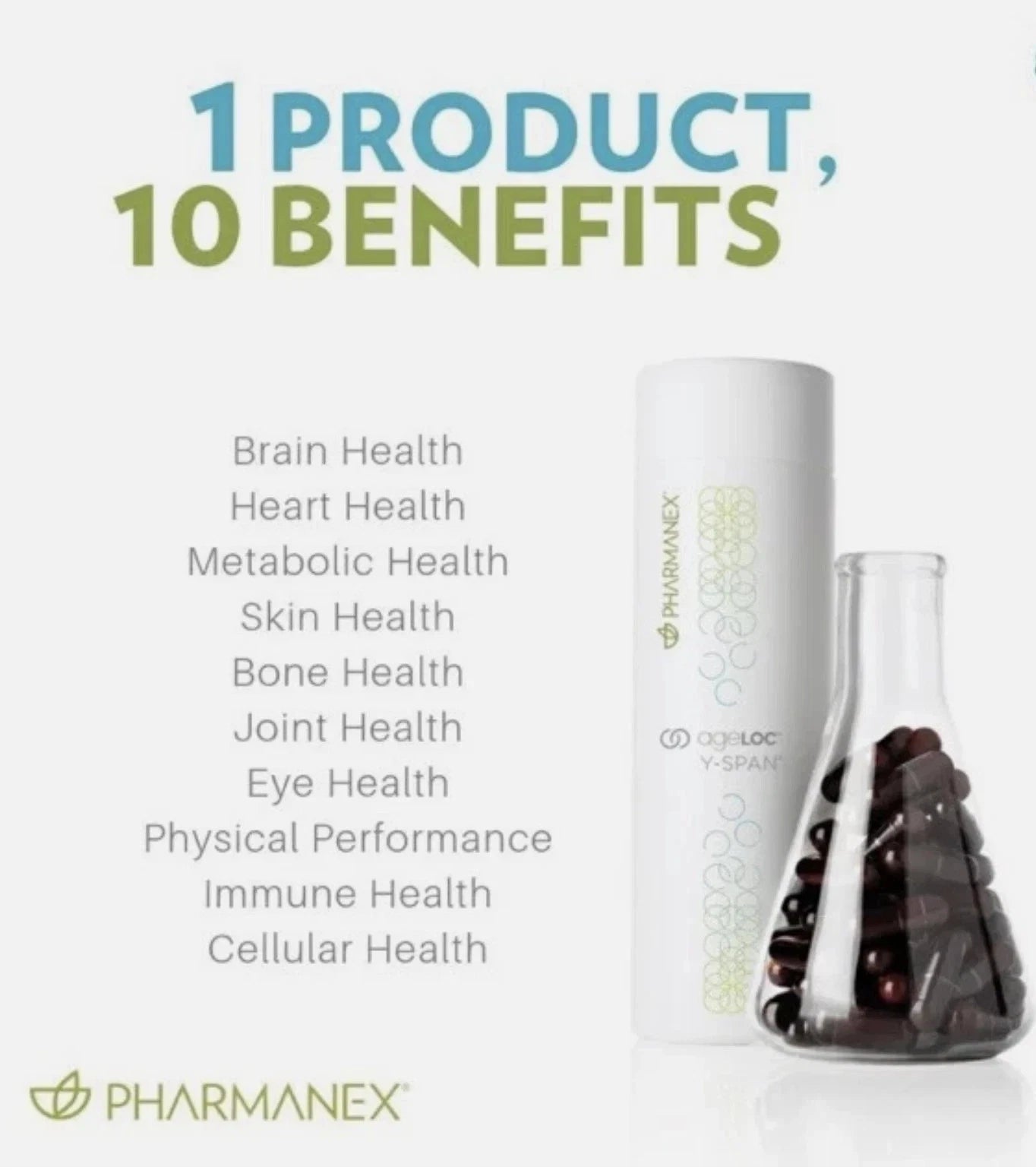 Nu Skin Pharmanex ageLOC Youth (Y-Span) 120 softgels,
