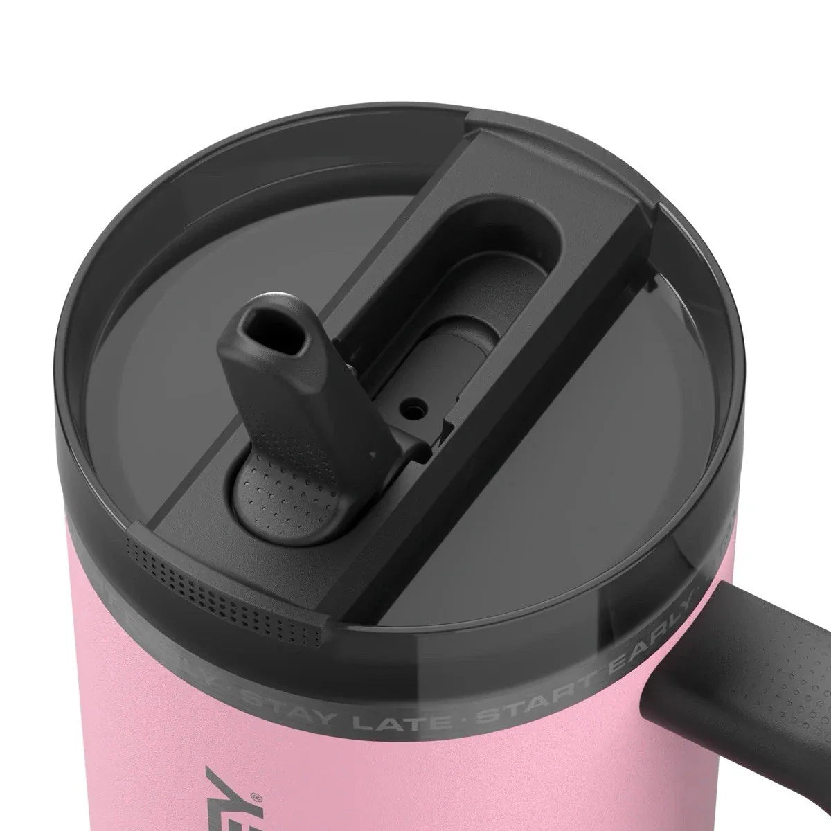 The Messi x Stanley Quencher ProTour Flip Straw Tumbler 40 OZ GOAT Pink