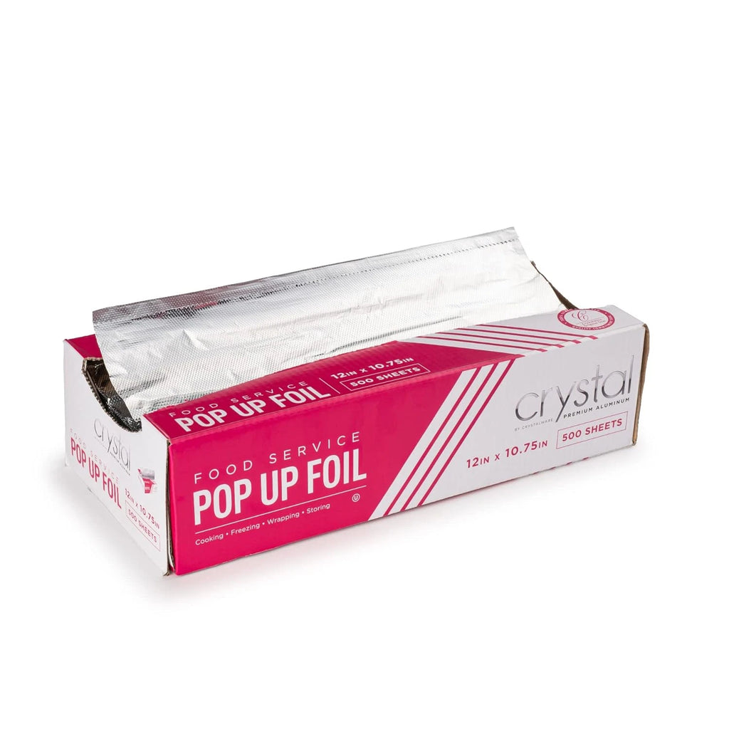Crystal by Crystalware Aluminum - Precut Foil Sheets - Pop up Foil Sheets for St