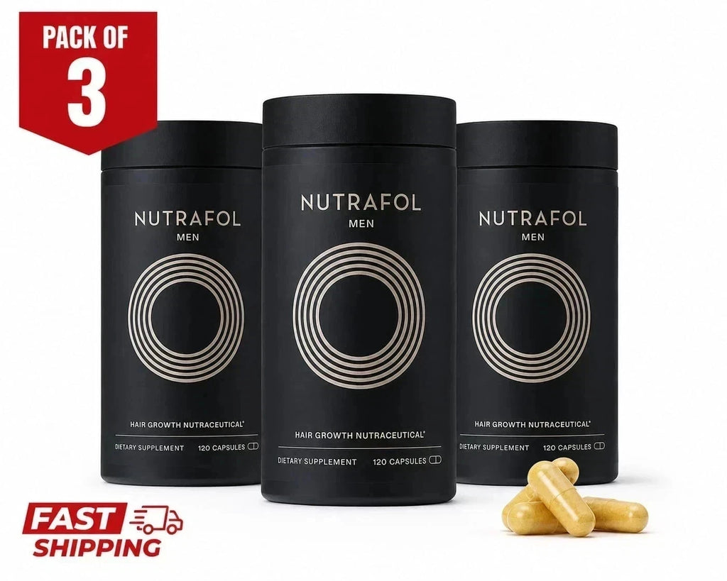 Packof 3 Men's Hair Growth Total 360 Caps