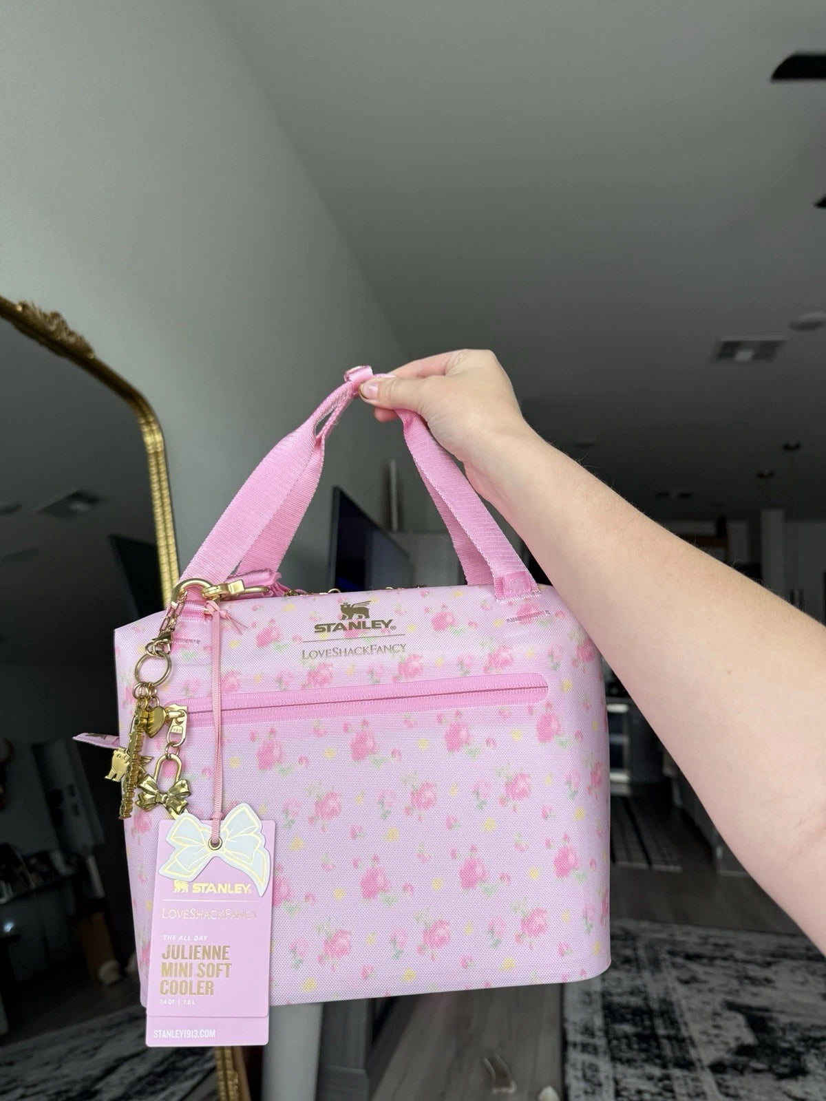 New Stanley 1913 x LoveShackFancy All Day Julienne Mini Cooler
