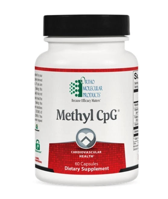 Methyl CPG Ortho Molecular Products Cardiovascular 60 Capsules 2 Pack