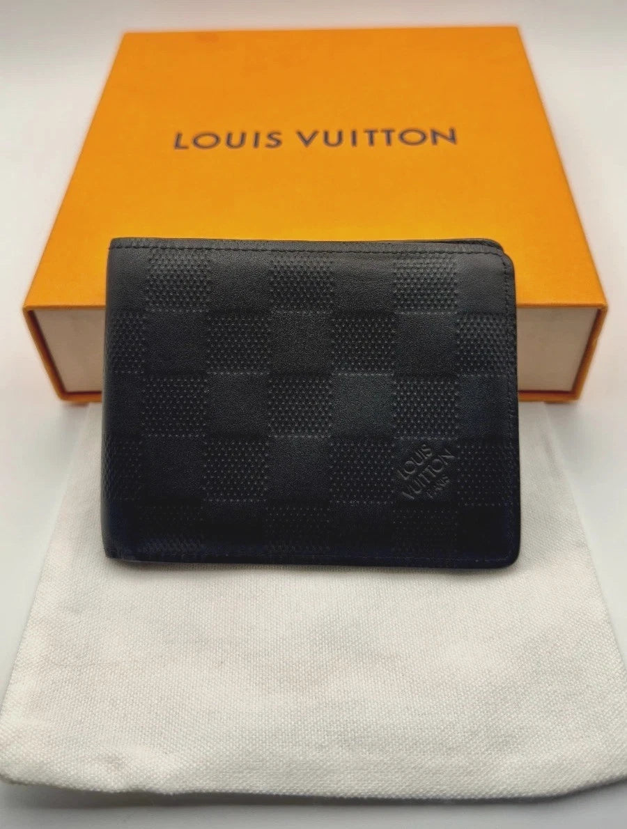 Louis Vuitton Slender Wallet, Men’s Damier Infini Leather Bifold Card Holder