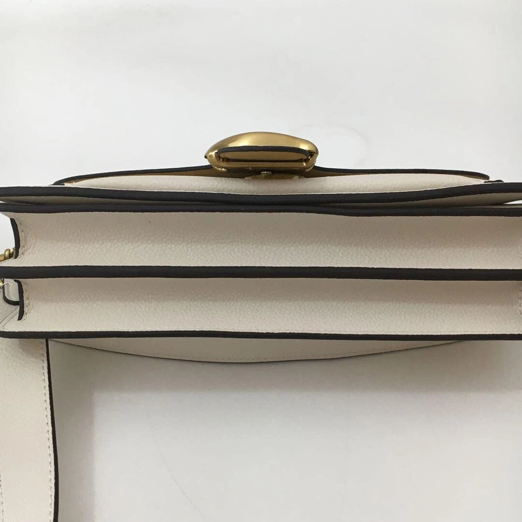COACH CH857 Tabby 26 Shoulder White Leather Crossbody Outlet New