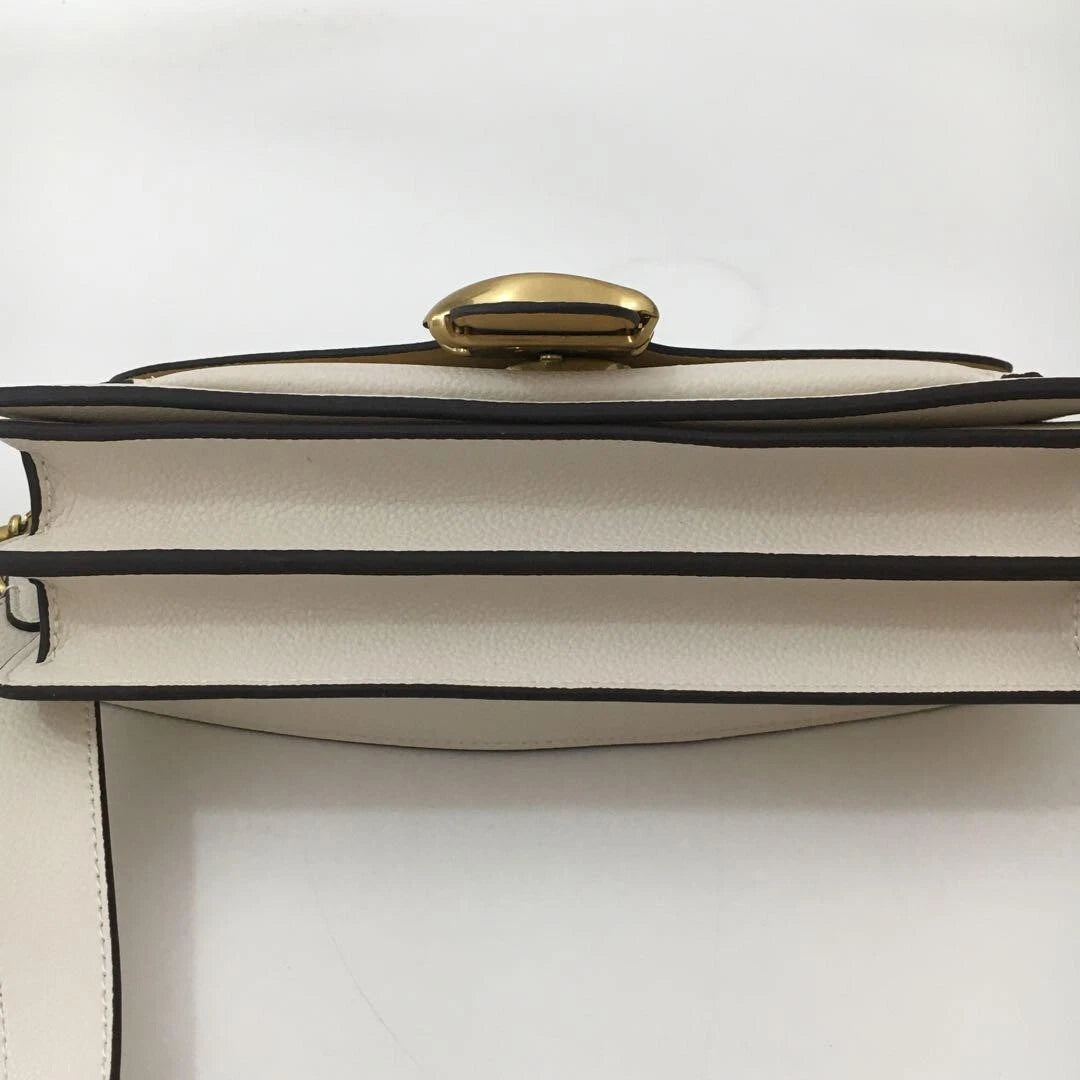 COACH CH857 Tabby 26 Shoulder White Leather Crossbody Outlet New