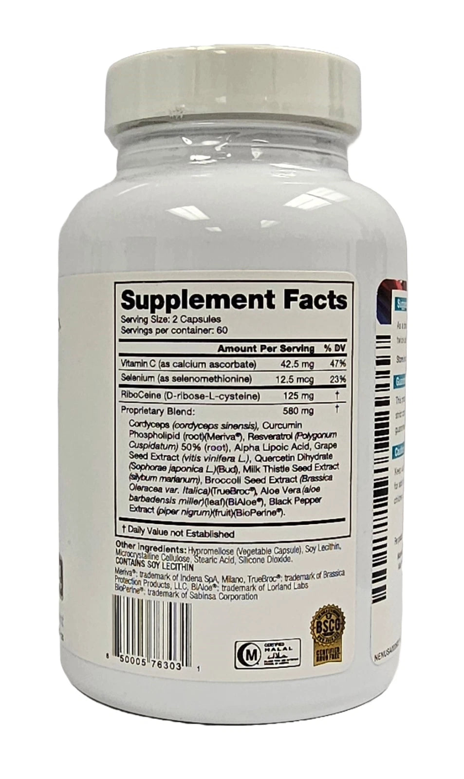 Cellgevity, Riboceine Technology, 120 Capsules, 30-Day Supply