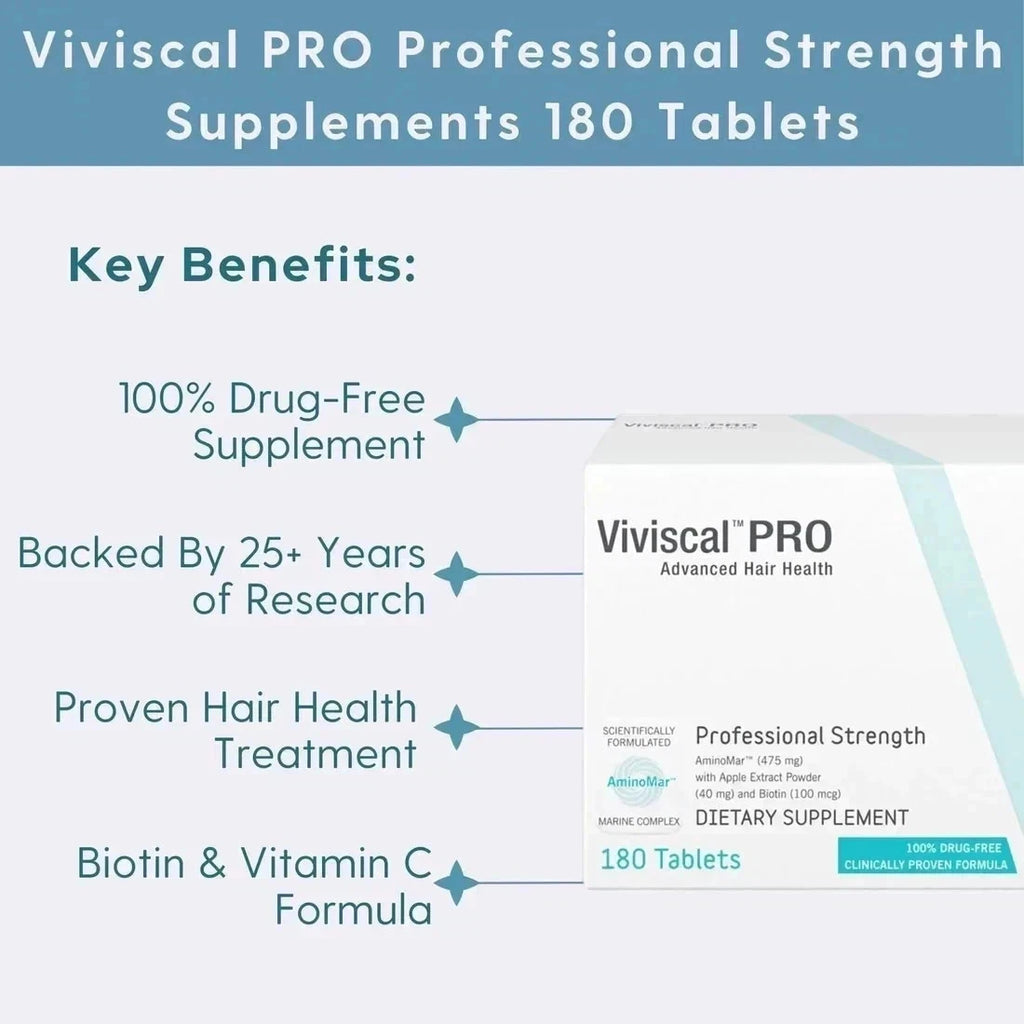 Viviscal Professional Hair Growth Supplement 180 Tablets for Women
