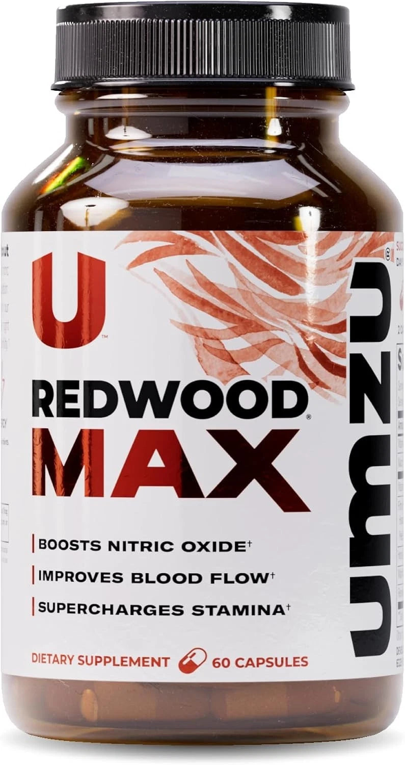 Redwood MAX 60 Capsules | Boost Nitric Oxide, Blood Flow & Stamina