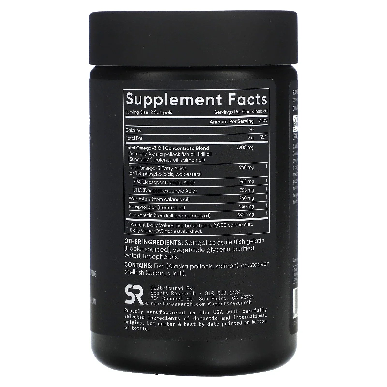 Premium Omega-3 Fish Oil Capsules – High Strength EPA & DHA Support for Heart & Brain Health | 120 Softgels