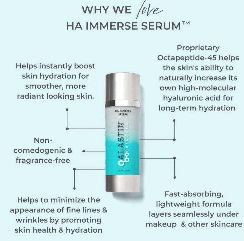 Alastin Skincare HA Immerse Hydrating Serum 29.6ml