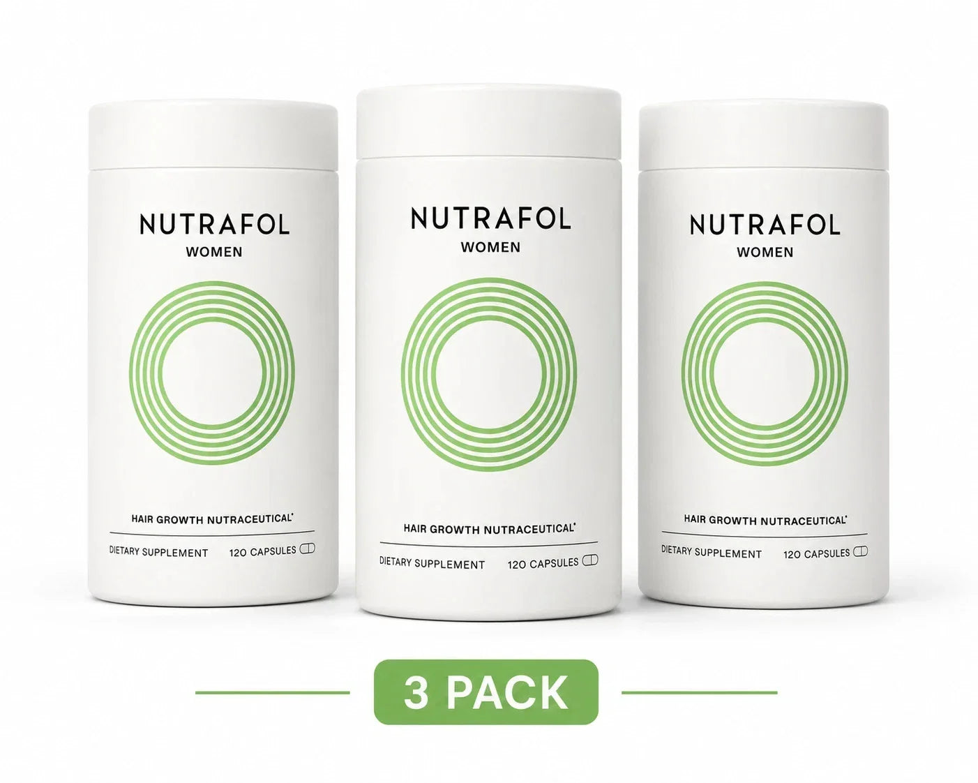 Pack of 3 Women’s Hair Growth Supplement 360 Caps – Fast Shipping Ages 18 - 44