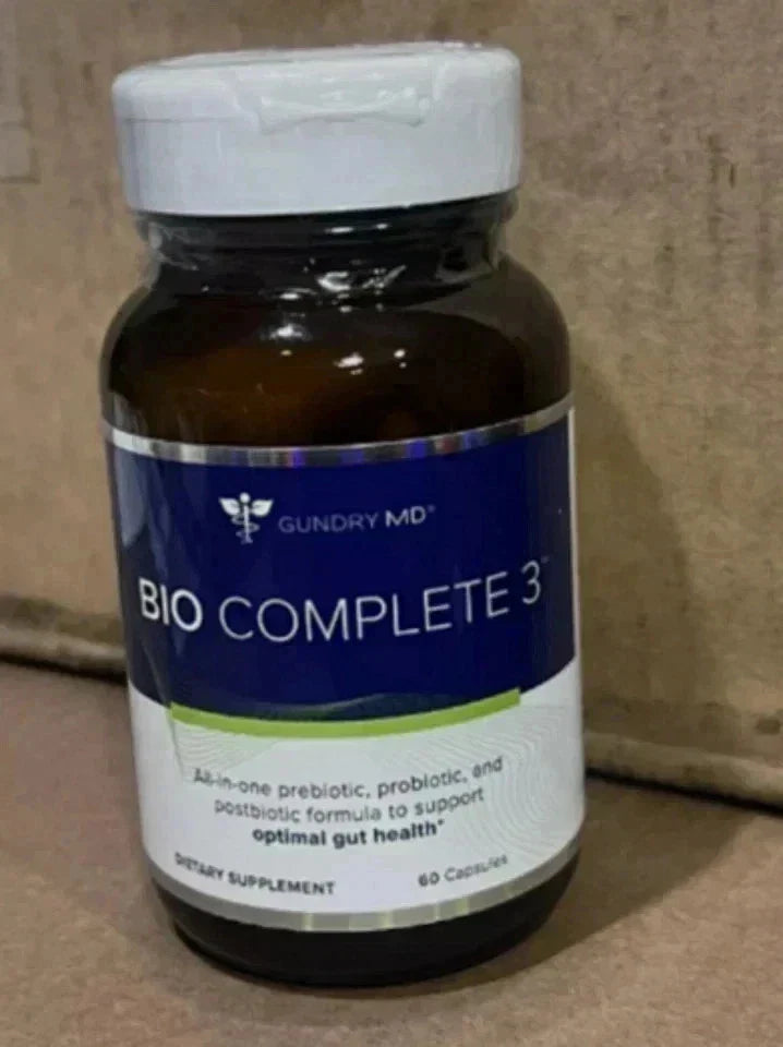 2 PACK Gundry MD Bio Complete 3 Supplement 60 Caps Optimal Gut Health