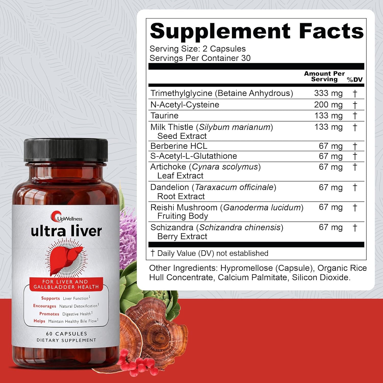 Herbal Liver & Gallbladder Wellness Supplement – Daily Detox & Digestive Support Capsules